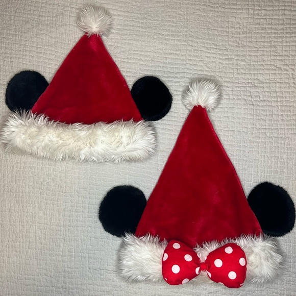 Disney Other - VINTAGE Matching Santa Hats